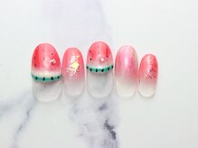 池袋ネイルサロン イイネイル(Ee-Nail)/スイカネイル全員￥7980