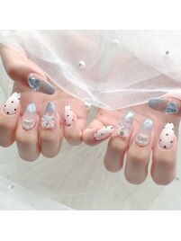 ドット×ブルー