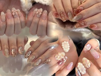 シャルム(charme)の写真/持ち込みネイルや定額ネイルに＋で◎豊富なパーツ・カラーの中からお好きなデザインをお選び頂けます♪