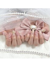 ミニョン(Minyon)/春ネイル♪ピンクネイル