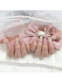 春ネイル♪ピンクネイル