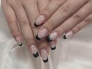 レースネイル/フレンチ/リボン