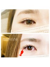 メメシー 相模原(memeshe)/ラッシュリフトに目尻エクステ