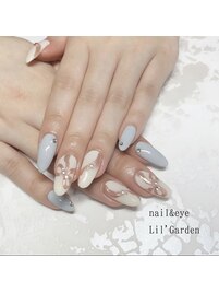 リボンミラーネイル