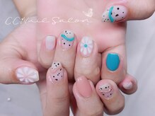 シーシーネイルサロン 池袋(C.C.Nail salon)/持ち込みデザイン、THE　夏！