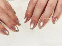 ネイルサロン イントゥ(into_)/ぷるマグ　グレージュ　大人