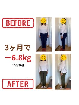 はぴねす整骨院/当院自慢のダイエット卒業生