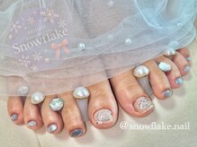 スノーフレーク(Snowflake)/フットネイル♪アート、マグ追加