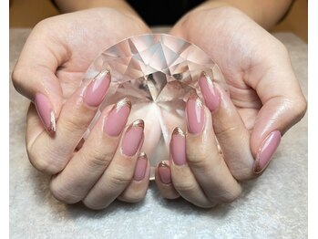 ピンク×ゴールド