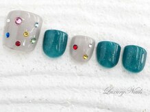ラグジュアリーネイルズ タカダノババ(Luxury Nails Takadanobaba)/キラキラ*カラフルストーンNail