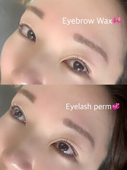 ボニート(Bonito)/眉ワックスとマツゲパーマ