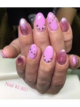 ネイルサロン ネイルクク(Nail KUKU)/ピンク♪