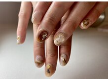 マイシティー ネイル(My City Nail)/ニュアンスネイル　ブラウン