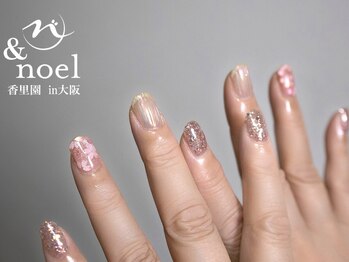 ノエル(Noel)/バカラネイル×桜ホログラム