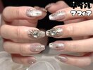 ミラーアート個性派ネイル