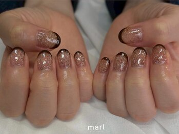 マール 表参道店(marl)/ラメフレンチ