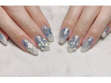 推し活ゆるふわネイル［フルアート/ホログラム/リボンネイル］