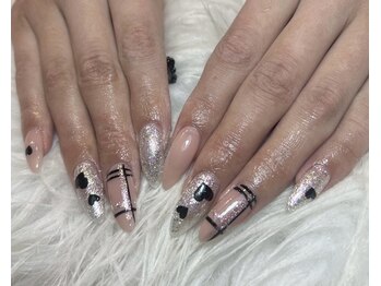 リブヴァラ(Lib Valla)/定額アート/チェック/ハート