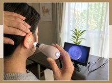 耳ケアアンドリラク 河音の雰囲気（【男性も可】カメラで耳の中を確認！　あなたの耳掃除は大丈夫？）