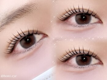 ボミ(bomi)の写真/大人可愛いナチュラルデザインが人気◎似合う目元を叶える自然な仕上がり♪上品トレンドで印象アップ◎