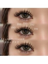 アイラッシュサロン サラ(sara)/LEDフラットラッシュ120束