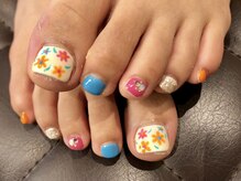 プラハネイル(+HER 美甲)/フラワーペイント