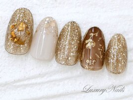 キラキラ＊クリアストーンNail