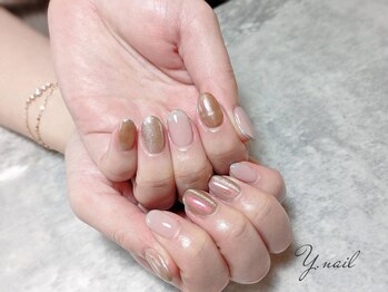 ワイネイル(Y.nail)/シンプルコースデザイン