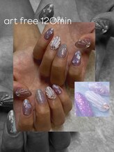 プレジールサロン 植田店(Plaisir salon)/持ち込みデザイン再現例