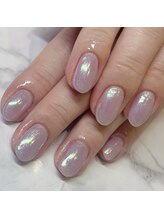 キューセブン ネイルラウンジ イオンモール高崎店(Q7 Nail Lounge)/オーロラワンカラー