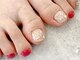 スリーラッシュアンドエルフネイル 折尾浅川店(threelash&elf.nail)の写真/北九州パラジェル認定！おしゃれは足元から☆トレンドに合わせてデザインもご提案させていただきます♪