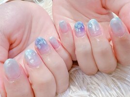 ＃紫陽花＃梅雨ネイル