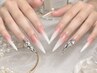 【美爪見え】花嫁大人気★チップ長さ出し＋ベイビーブーマー￥14980→￥11980