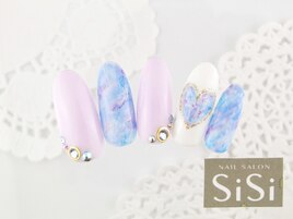 マーブル＆ハートネイル★