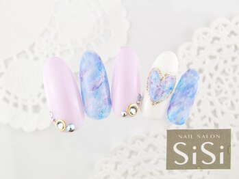 シシ(SiSi)/マーブル＆ハートネイル★