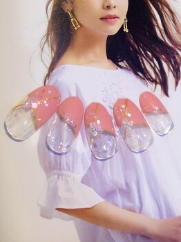 プラスジャム(Plus Jam)/■ピンク特集/お花フレンチ