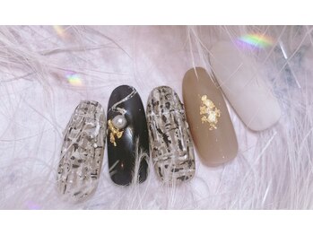 キューティプティ/バレンタインネイル