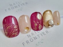ネイルフロンティア 吉祥寺(NAIL FRONTIER)/お月見ボルドー8980円～