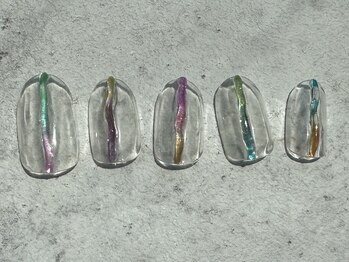 シープラスエー(C+A)/カラフルウェーブネイル