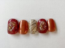 アイネイルズ 梅田店(I nails)/うるうるミラーデザイン