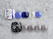 ジャミーラ(Jamila)/手描きネイル＋ワンカラー