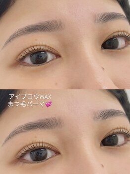 シャルム(Charme)/アイブロウWAX&まつ毛パーマ