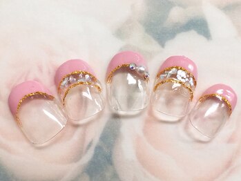 ネイルズガッシュ 蒲田東口店(NAILsGUSH)/シェルフレンチ♪