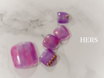 ハーズ(HERS)/FOOT シンプルアート