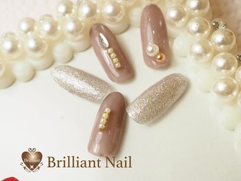 ブリリアント/キラキラビジューネイル♪
