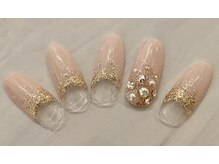 メリーアン(Merry Anne)/キラキラフレンチネイル