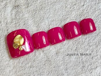 ジャスタネイルズ(JUSTA NAILS)/定額デザイン シンプル　フット