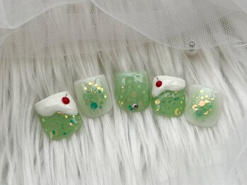 エム ネイル 本店(M Nail)の写真/【フットバス付き★】周りが気にならない個室での施術OK★角質ケアセットも大人気◎持ち込みデザインもOK♪