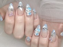 モカ 心斎橋(moca by Lee)/【Mizuki】水色×マググラデ