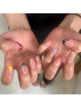 ニコ(NICO.)/カラフルフレンチ